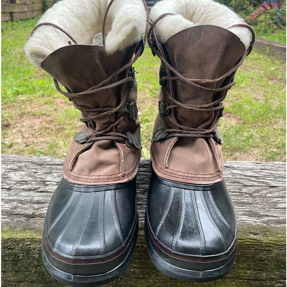 Sorel Caribou Winter Waterproof Boots Size 10 - Picture 3 of 15